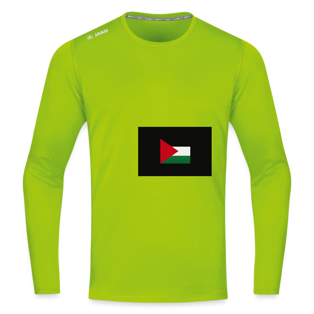 Manches longues Run 2.0 JAKO Palestine - vert néon