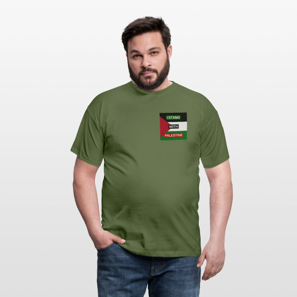 Men's T-Shirt Palestine - military green