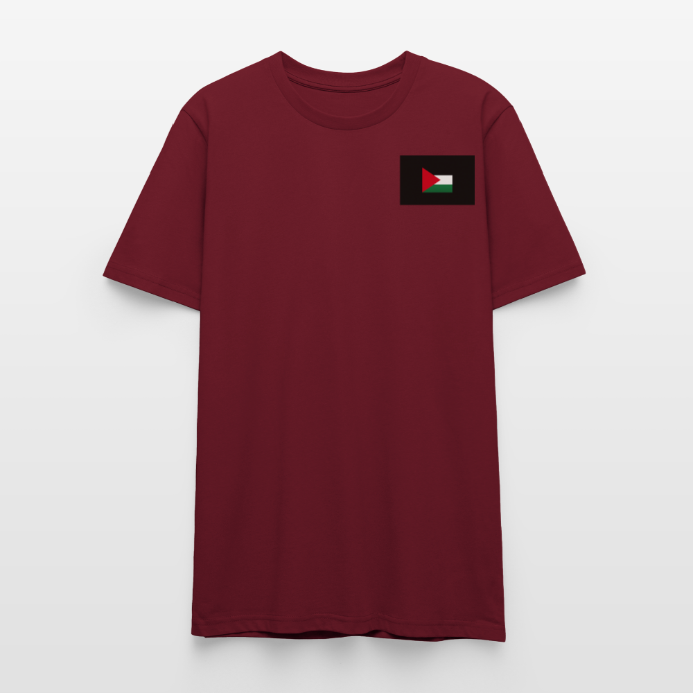 T-shirt bio CRAFTER Stanley Stella Unisexe Palestine - bordeaux