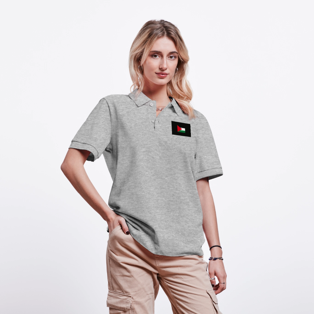 Polo PREPSTER bio Stanley/Stella Unisexe Palestine - gris chiné