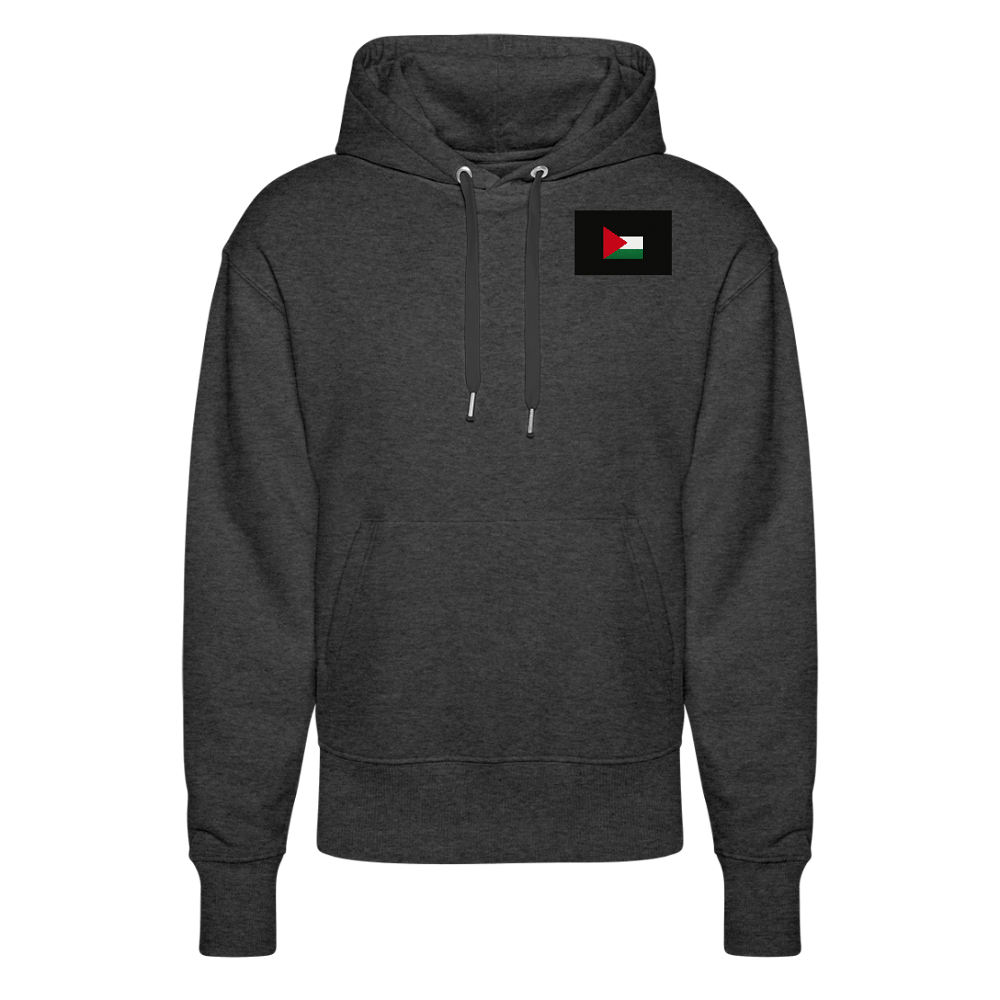 Sweat à capuche bio SLAMMER Stanley/Stella Unisexe Palestine - gris foncé chiné