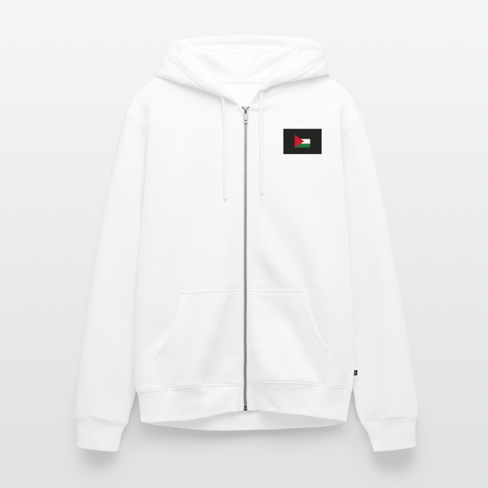 Veste à capuche Premium Homme Palestine - blanc