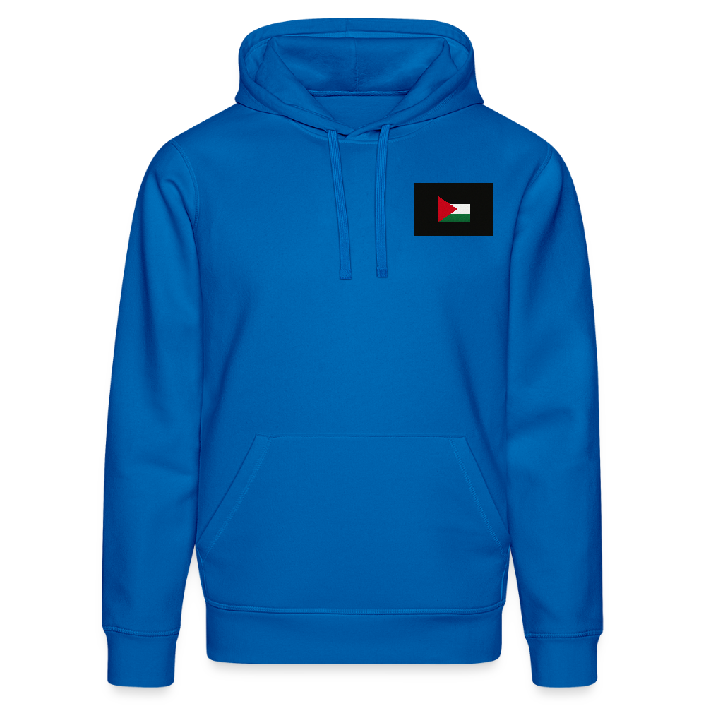 Sweat à capuche bio DRUMMER Stanley/Stella Unisexe Palestine - bleu roi