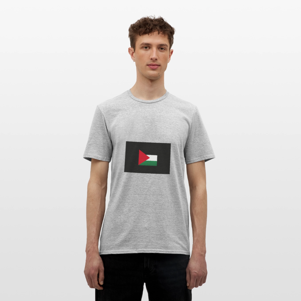 T-shirt Homme Palestine - gris chiné