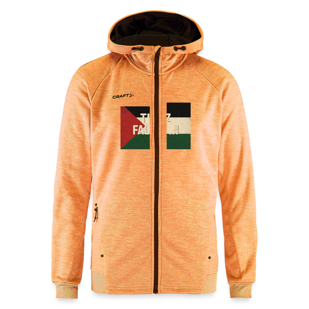 Veste à capuche ADV Unify CRAFT - orange clair chiné