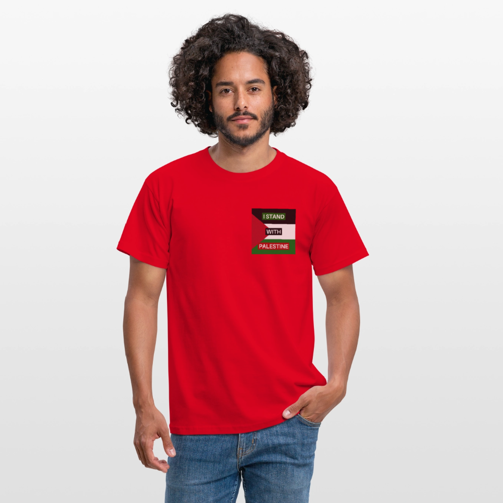 Men's T-Shirt Palestine - red