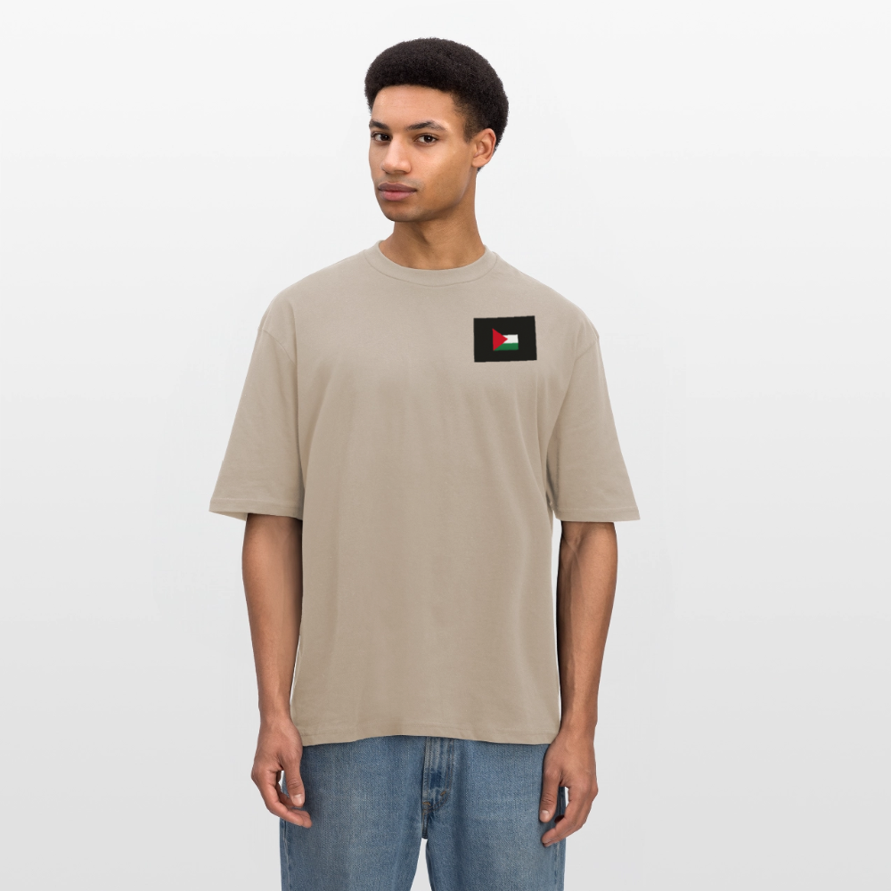 T-shirt oversize unisexe Palestine - sahara