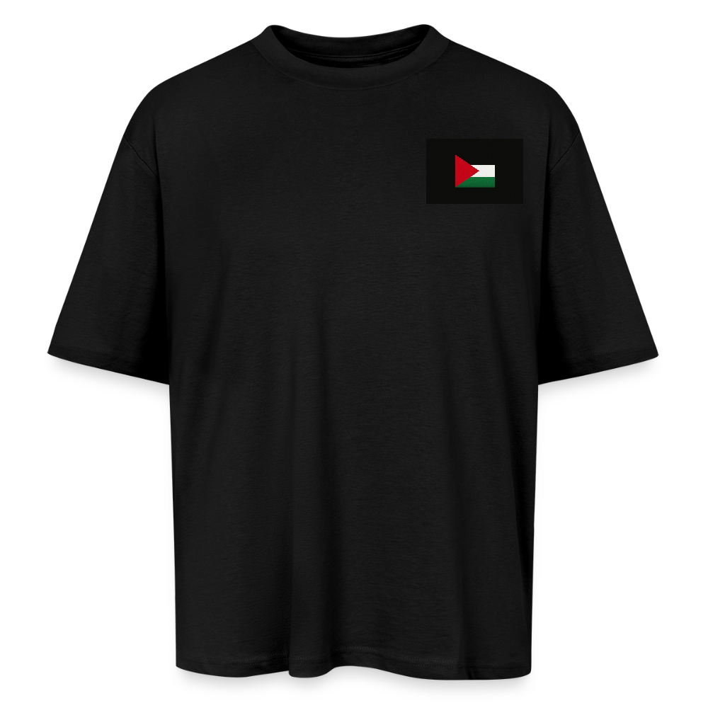 T-shirt oversize unisexe Palestine - noir