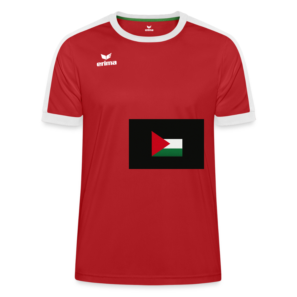 Maillot Retro Star Erima unisexe palestine - rouge/blanc