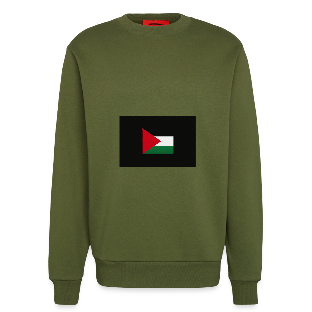 Sweat bio décontracté fabriqué en UE palestine - MOSS GREEN