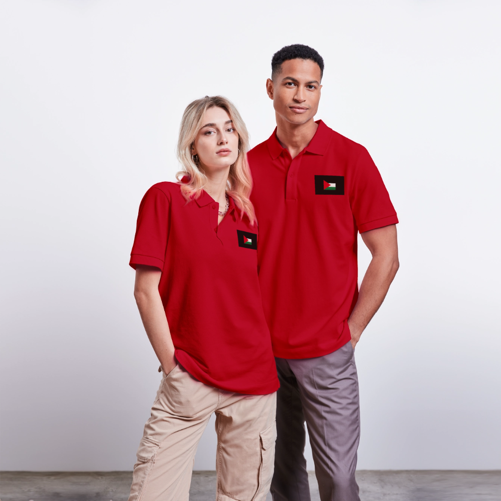 Polo PREPSTER bio Stanley/Stella Unisexe Palestine - rouge