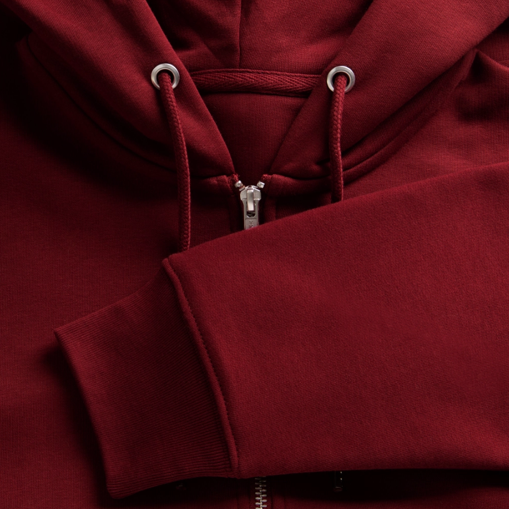 Veste à capuche bio CULTIVATOR Stanley/Stella Unisexe Palestine - bordeaux