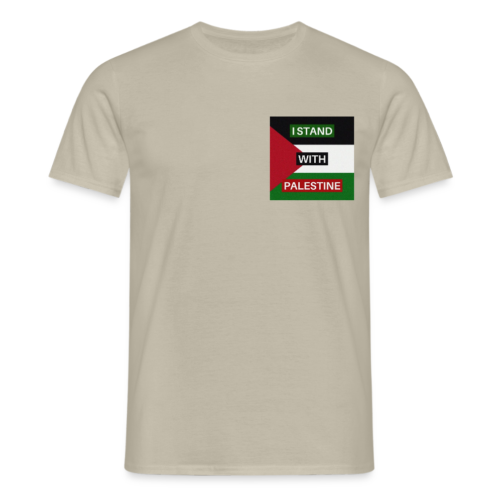 Men's T-Shirt Palestine - sand beige