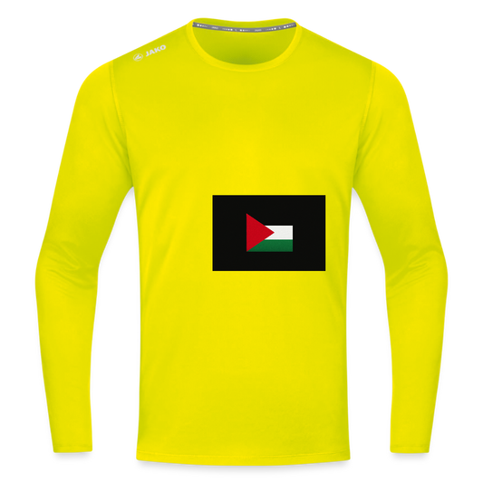 Manches longues Run 2.0 JAKO Palestine - jaune néon