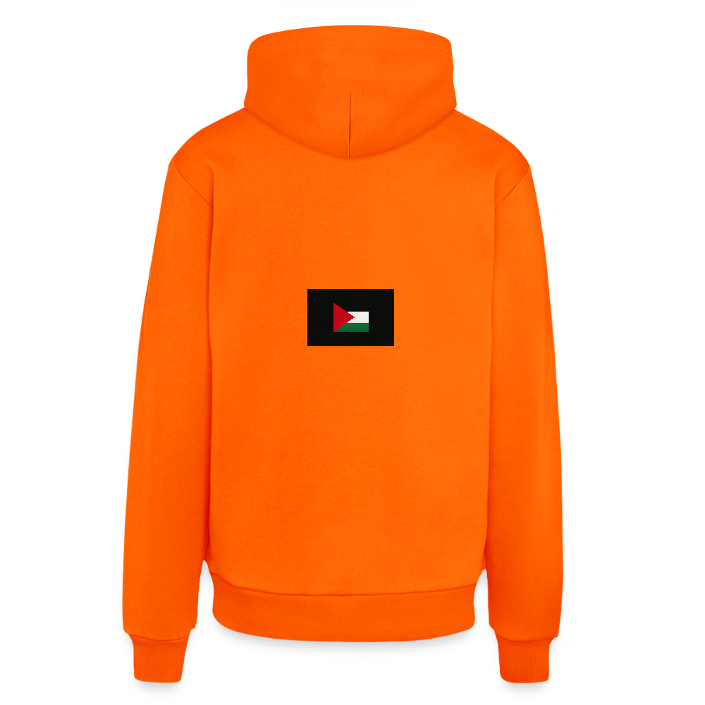 Sweat à capuche bio décontracté fabriqué en UE palestine - SUNSET ORANGE