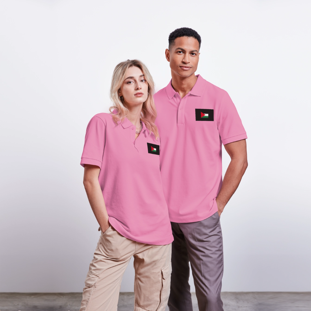 Polo PREPSTER bio Stanley/Stella Unisexe Palestine - rose bulle
