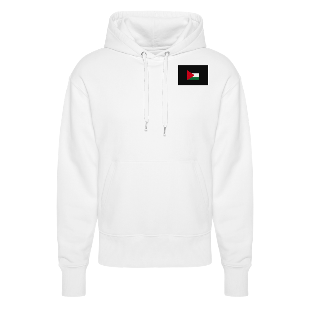 Sweat Ă  capuche bio SLAMMER Stanley/Stella Unisexe Palestine - blanc