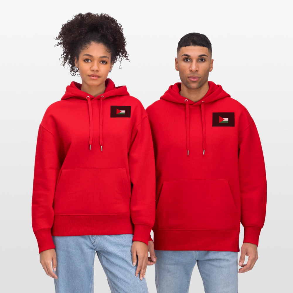 Sweat Ă  capuche bio SLAMMER Stanley/Stella Unisexe Palestine - rouge