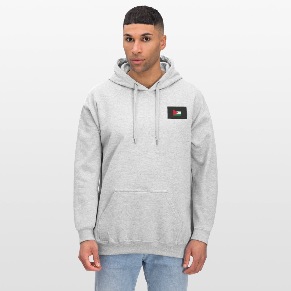 Sweat à capuche Softstyle® Gildan Unisexe Palestine - gris clair chiné