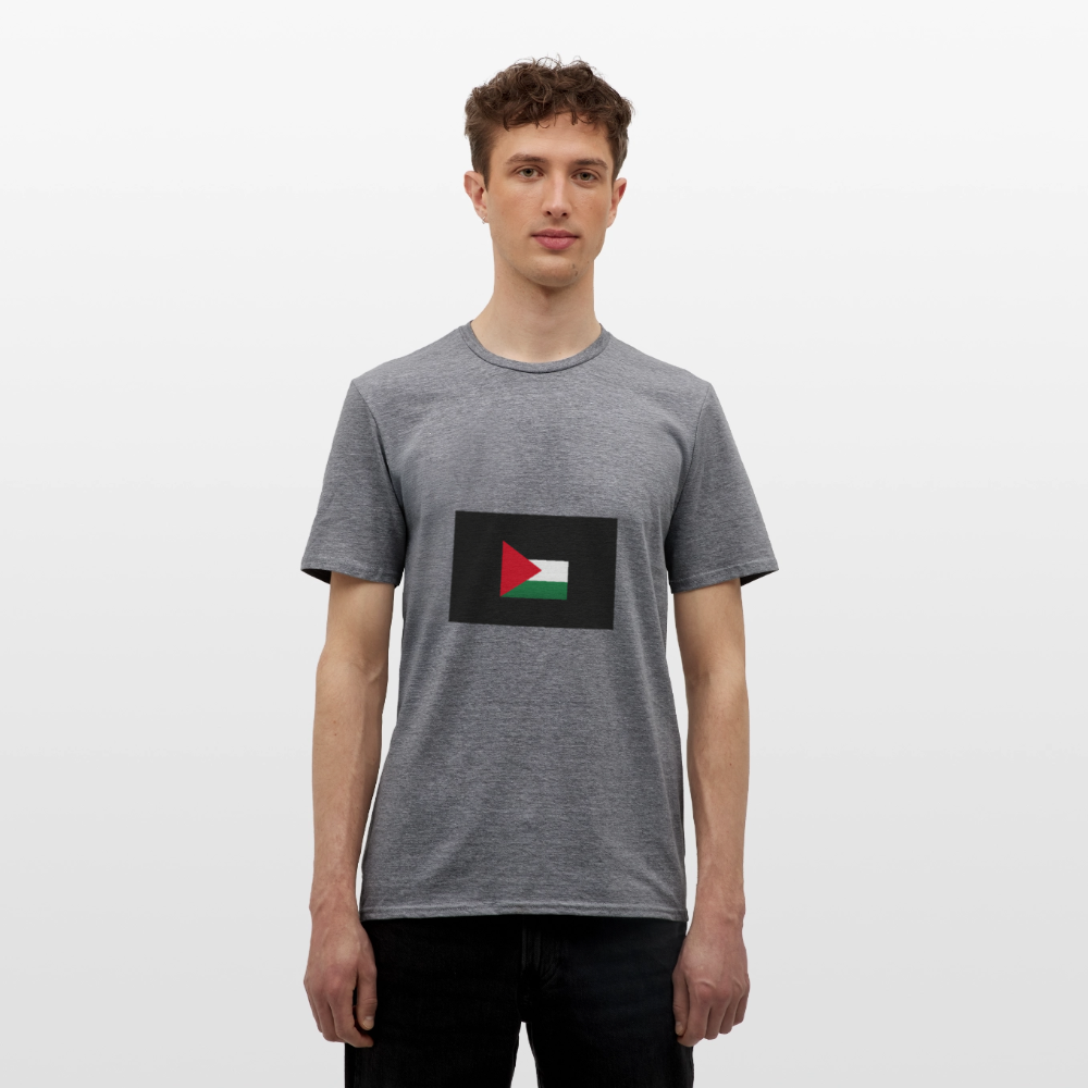 T-shirt Homme Palestine - graphite chiné