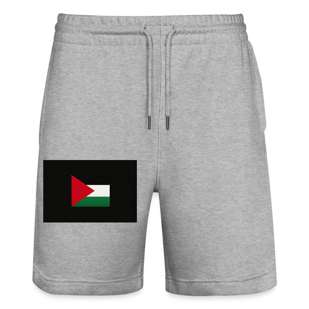 Short de jogging bio TRAINER Stanley/Stella unisexe Palestine - gris chiné