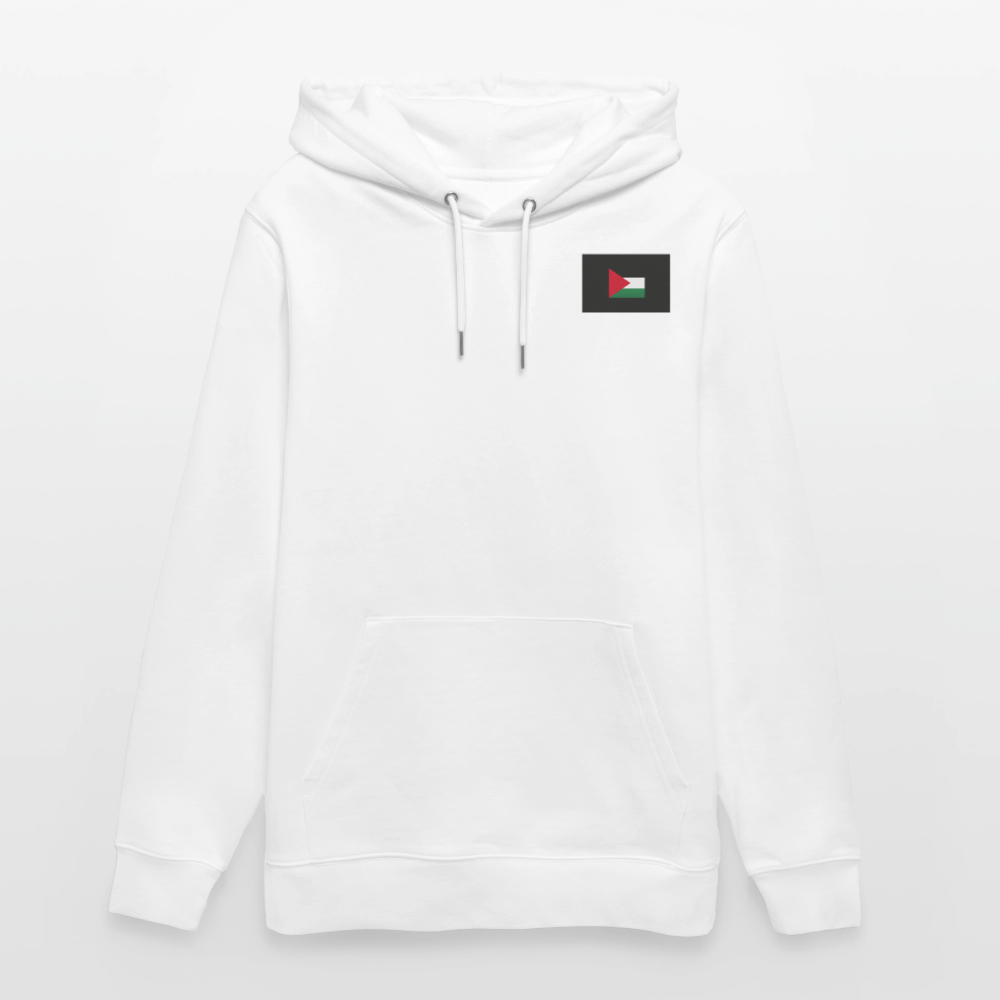 Sweat à capuche bio CRUISER Stanley/Stella Unisexe Palestine - blanc