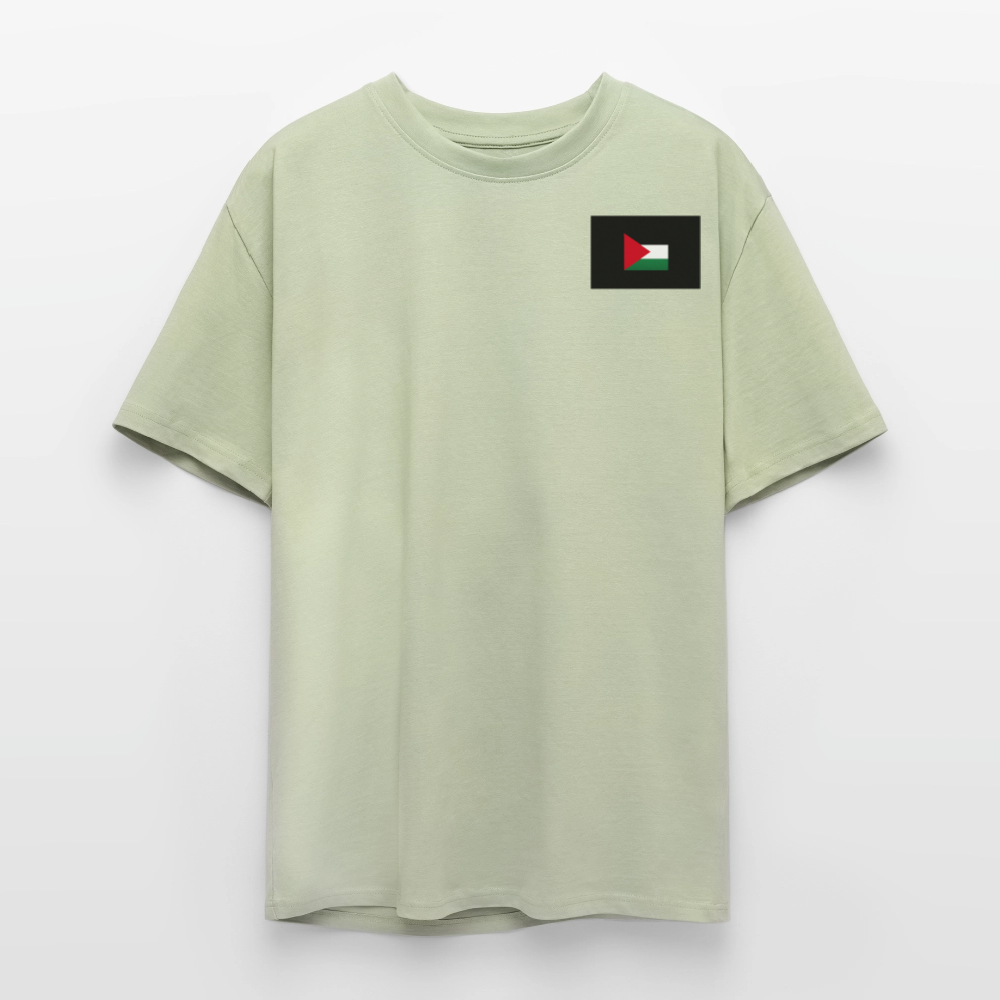 T-shirt oversize épais - vert sauge léger
