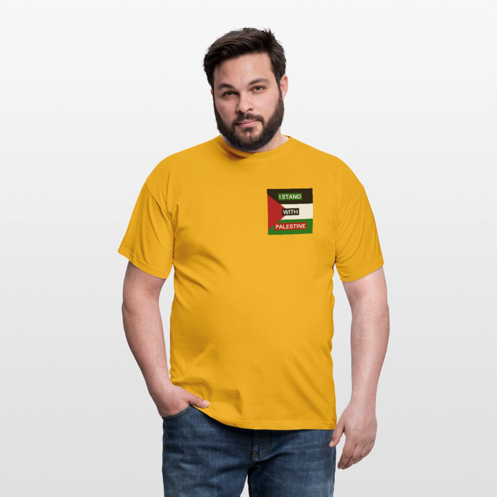 Men's T-Shirt Palestine - yellow