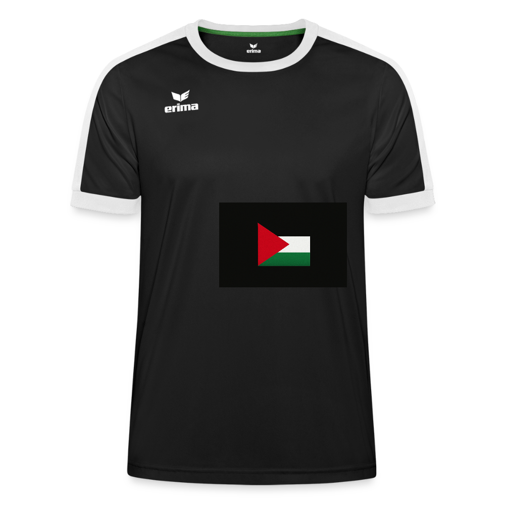 Maillot Retro Star Erima unisexe palestine - noir/blanc
