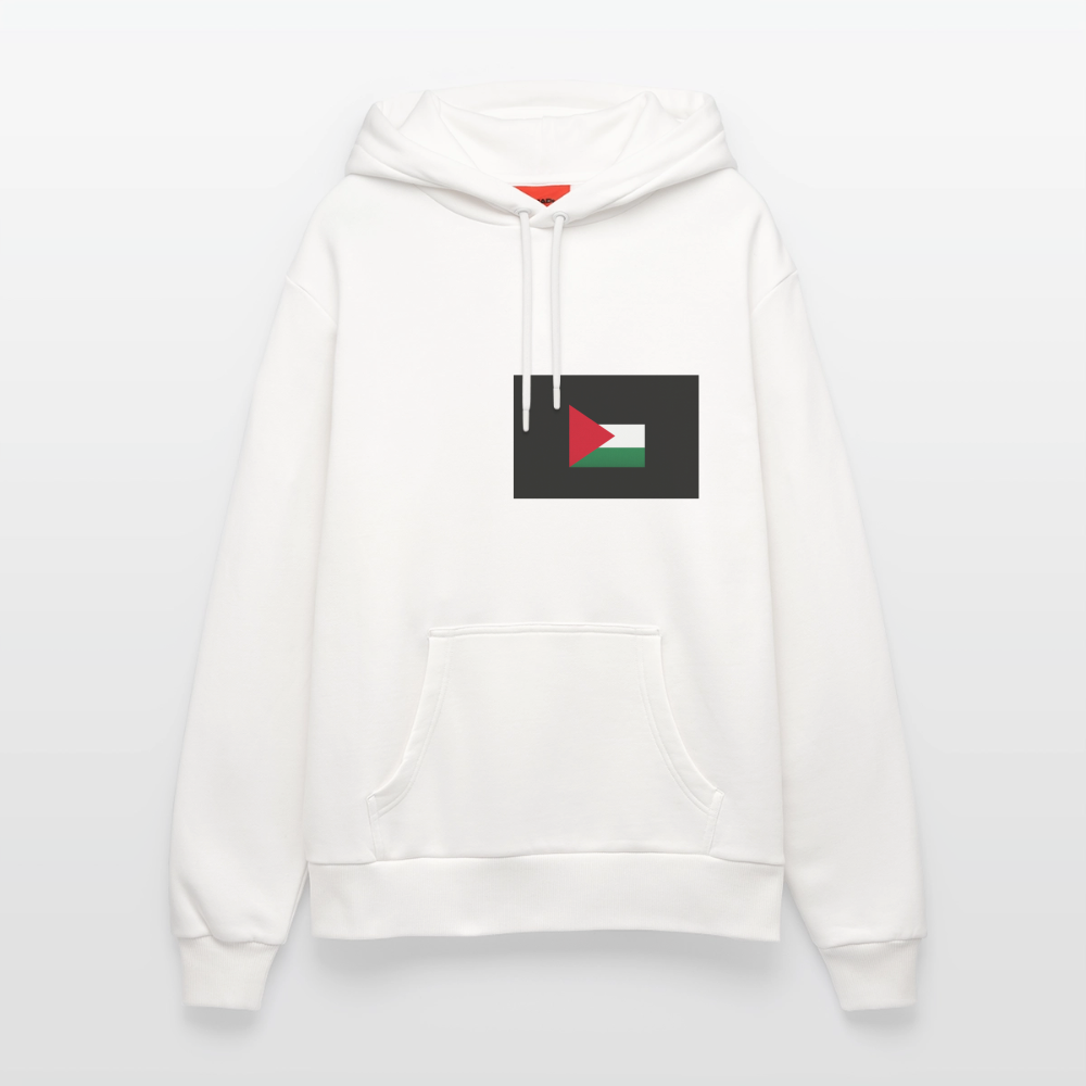 Sweat à capuche bio décontracté fabriqué en UE palestine - OFF WHITE