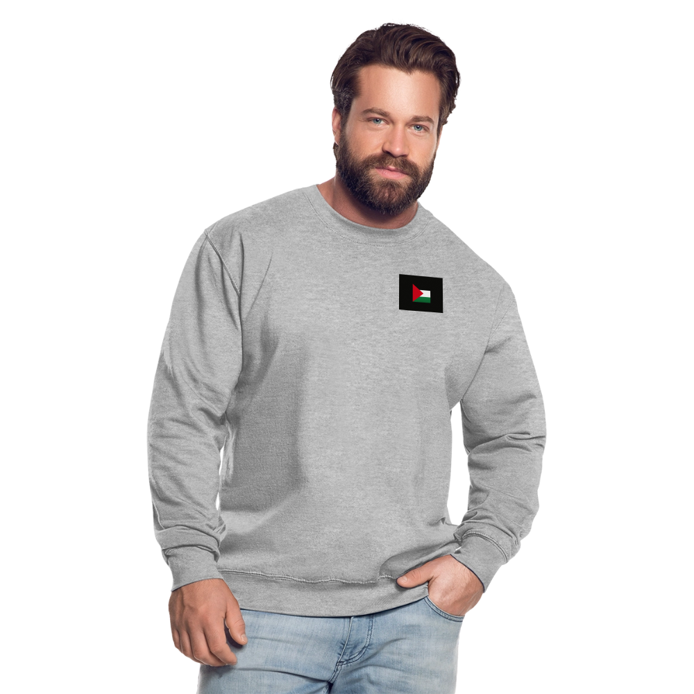 Sweat-shirt Unisex Palestine - gris chiné