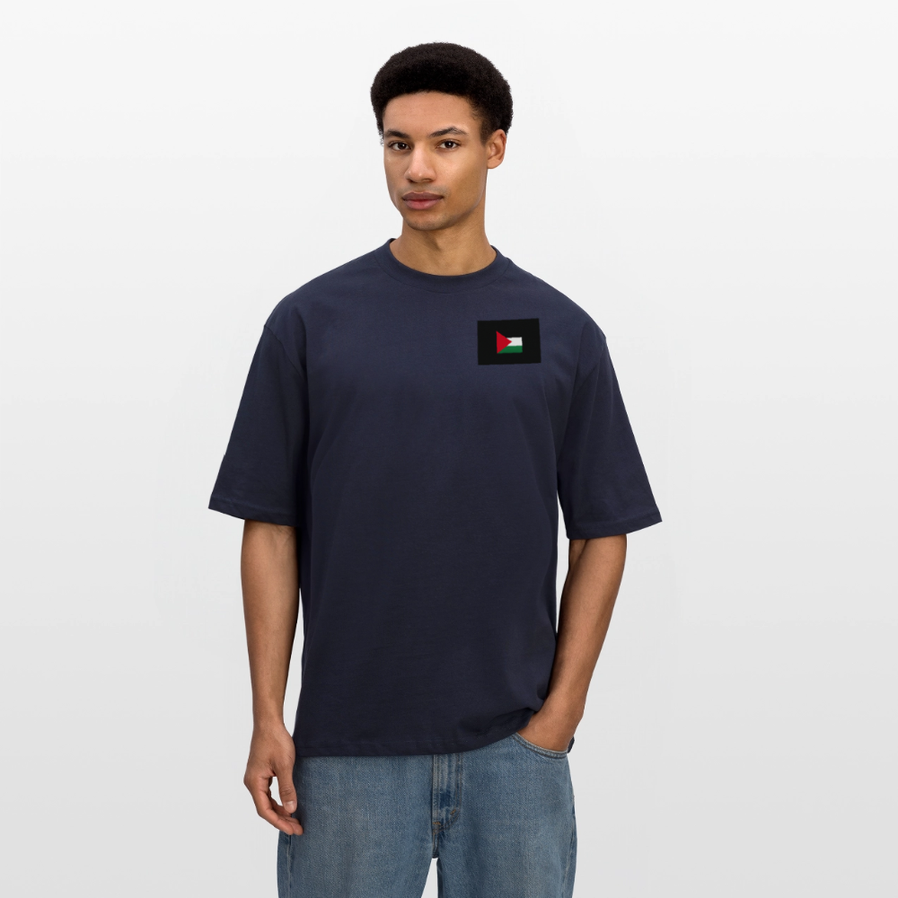 T-shirt oversize unisexe Palestine - marine