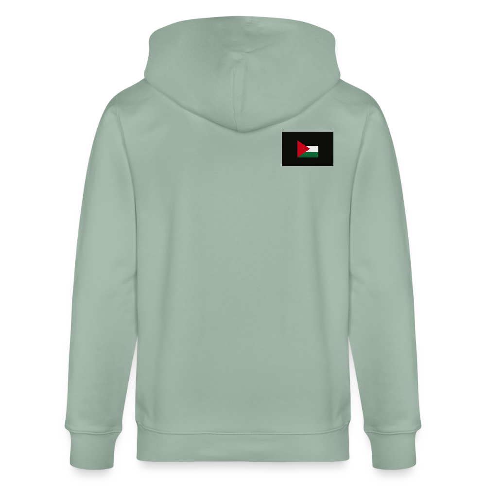 Veste à capuche bio CULTIVATOR Stanley/Stella Unisexe Palestine - vert de gris clair