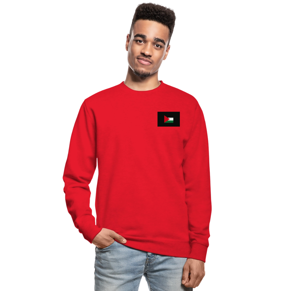 Sweat-shirt Unisex Palestine - rouge