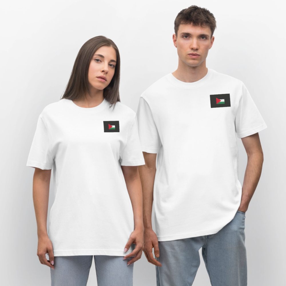 T-shirt bio décontracté SPARKER Stanley/Stella Unisexe Palestine - blanc