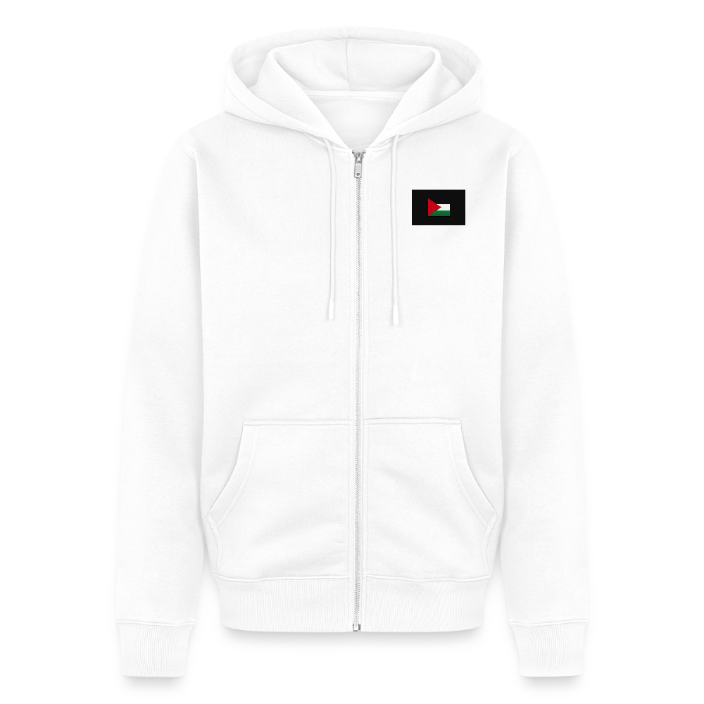 Veste à capuche Premium Homme Palestine - blanc