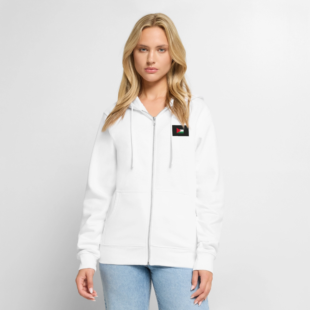 Veste à capuche Premium Homme Palestine - blanc