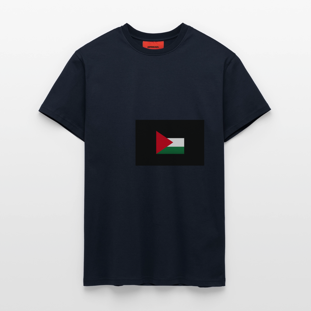 T-shirt bio décontracté fabriqué en UE palestine - DARK NAVY