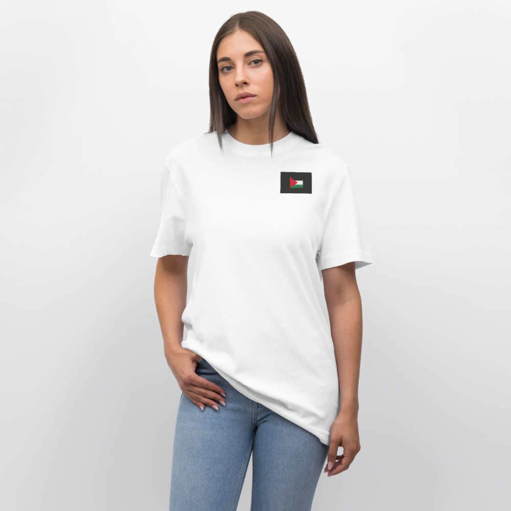 T-shirt bio décontracté SPARKER Stanley/Stella Unisexe Palestine - blanc