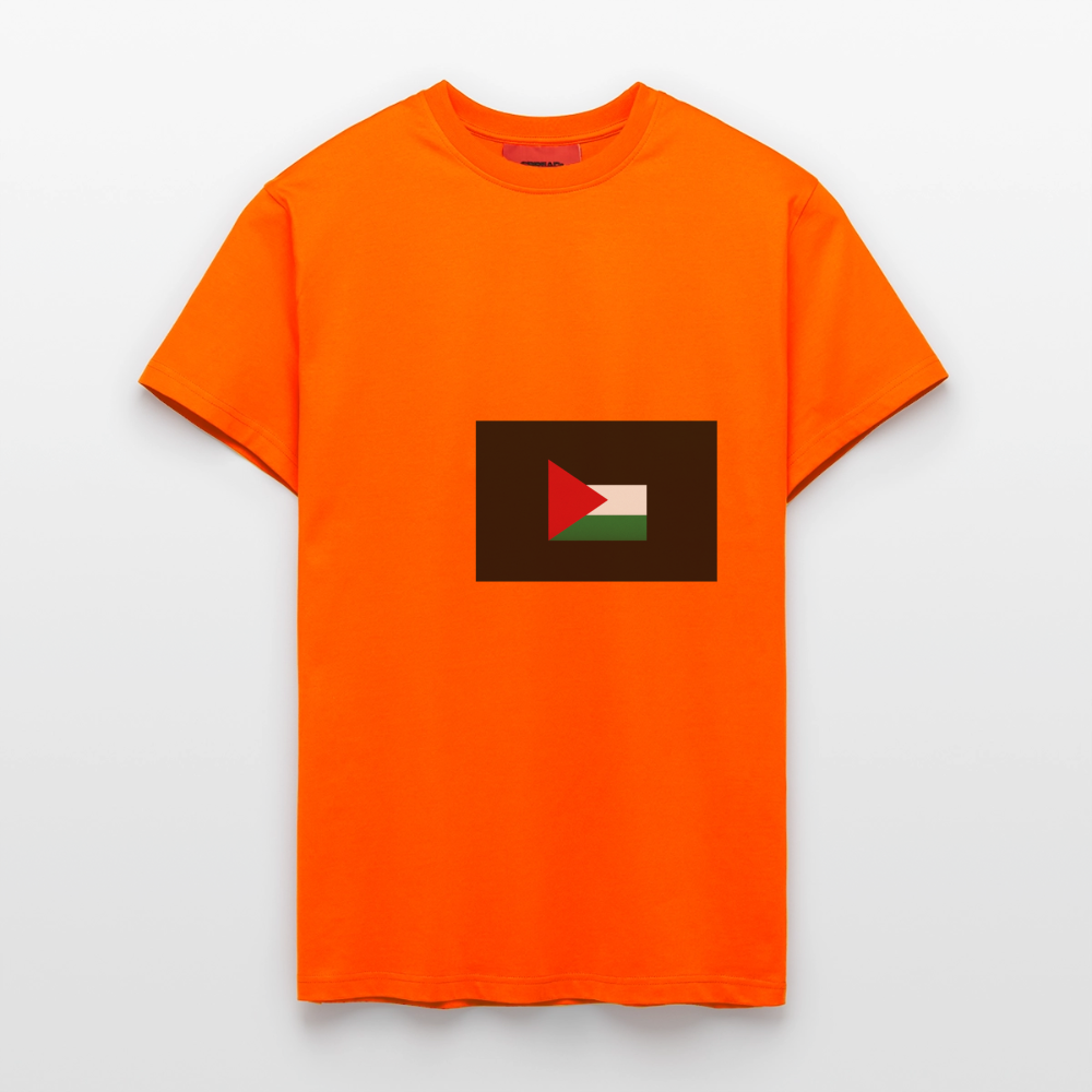 T-shirt bio décontracté fabriqué en UE palestine - SUNSET ORANGE