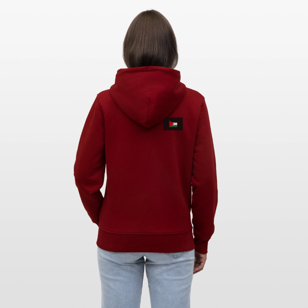 Veste à capuche bio CULTIVATOR Stanley/Stella Unisexe Palestine - bordeaux