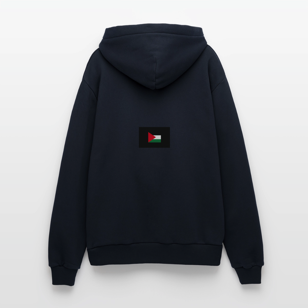 Sweat à capuche bio décontracté fabriqué en UE palestine - DARK NAVY