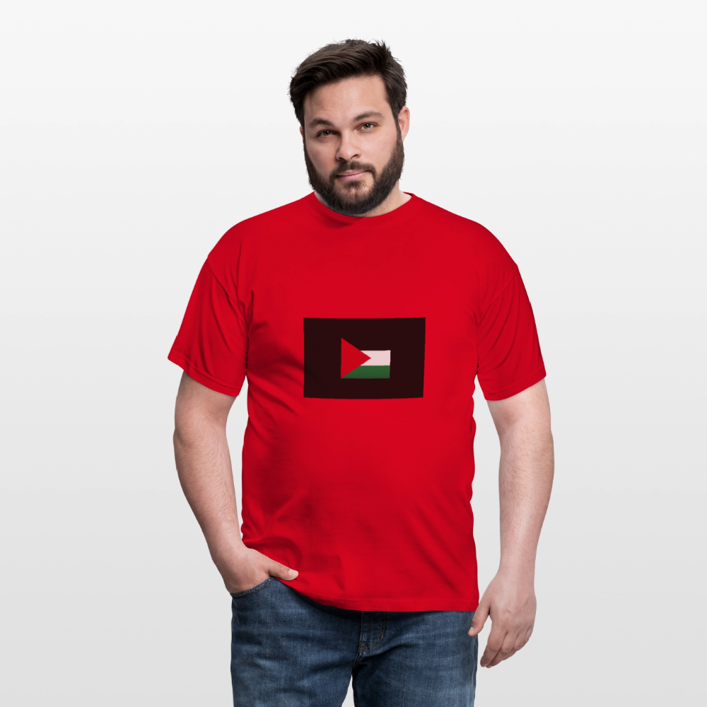 T-shirt Homme Palestine - rouge