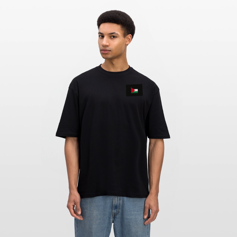 T-shirt oversize unisexe Palestine - noir