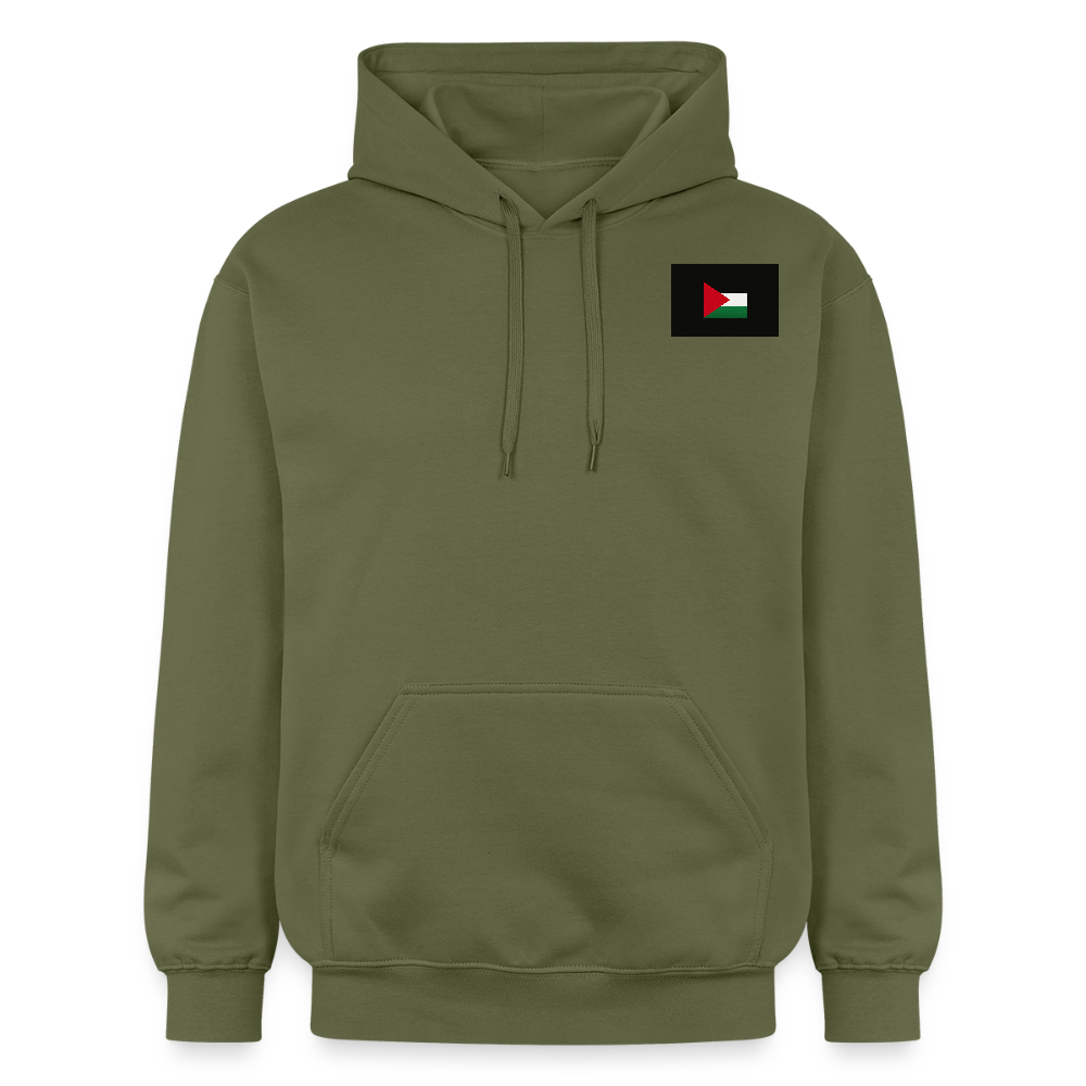 Sweat à capuche Softstyle® Gildan Unisexe Palestine - vert militaire