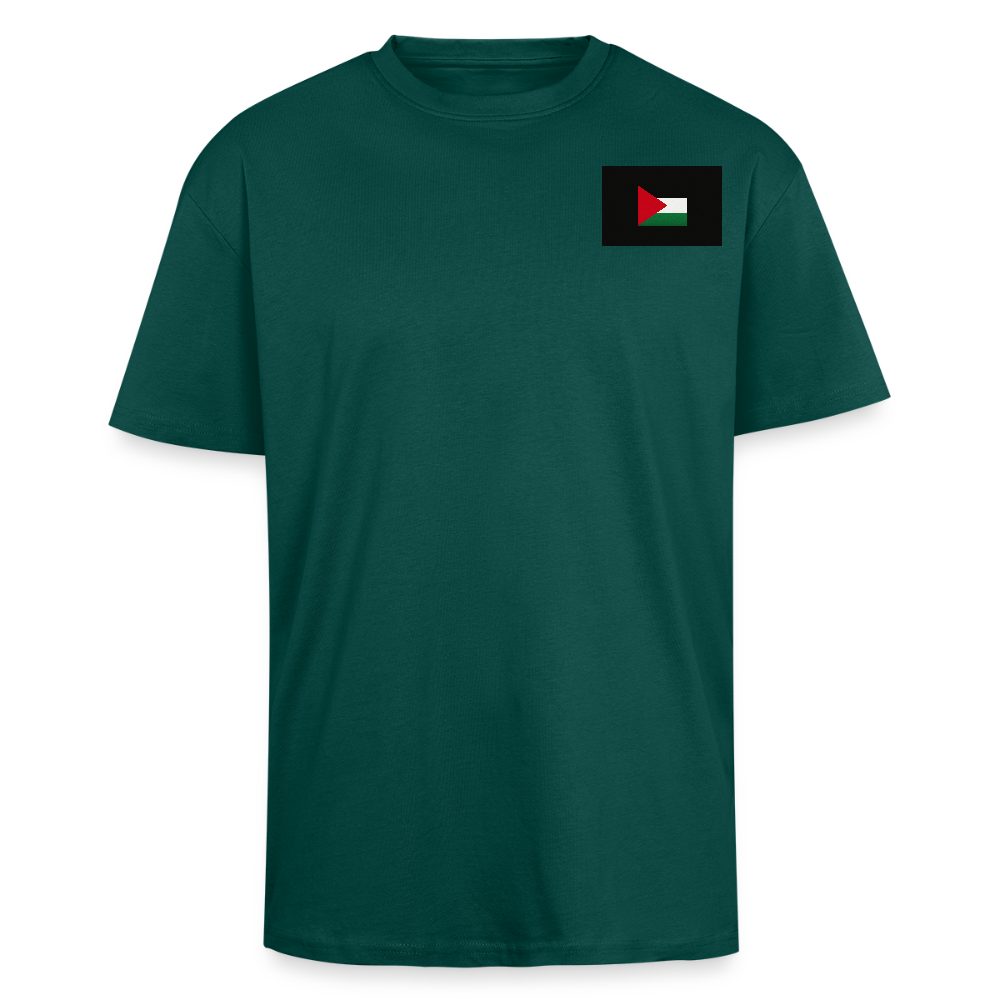 T-shirt oversize épais - hunter green