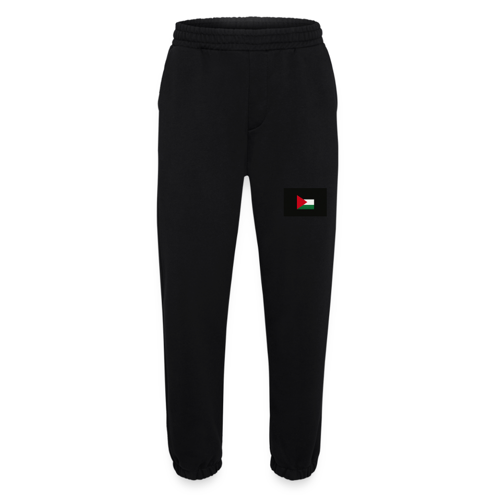 Pantalon de jogging bio épais fabriqué en UE Palestine - SOLID BLACK