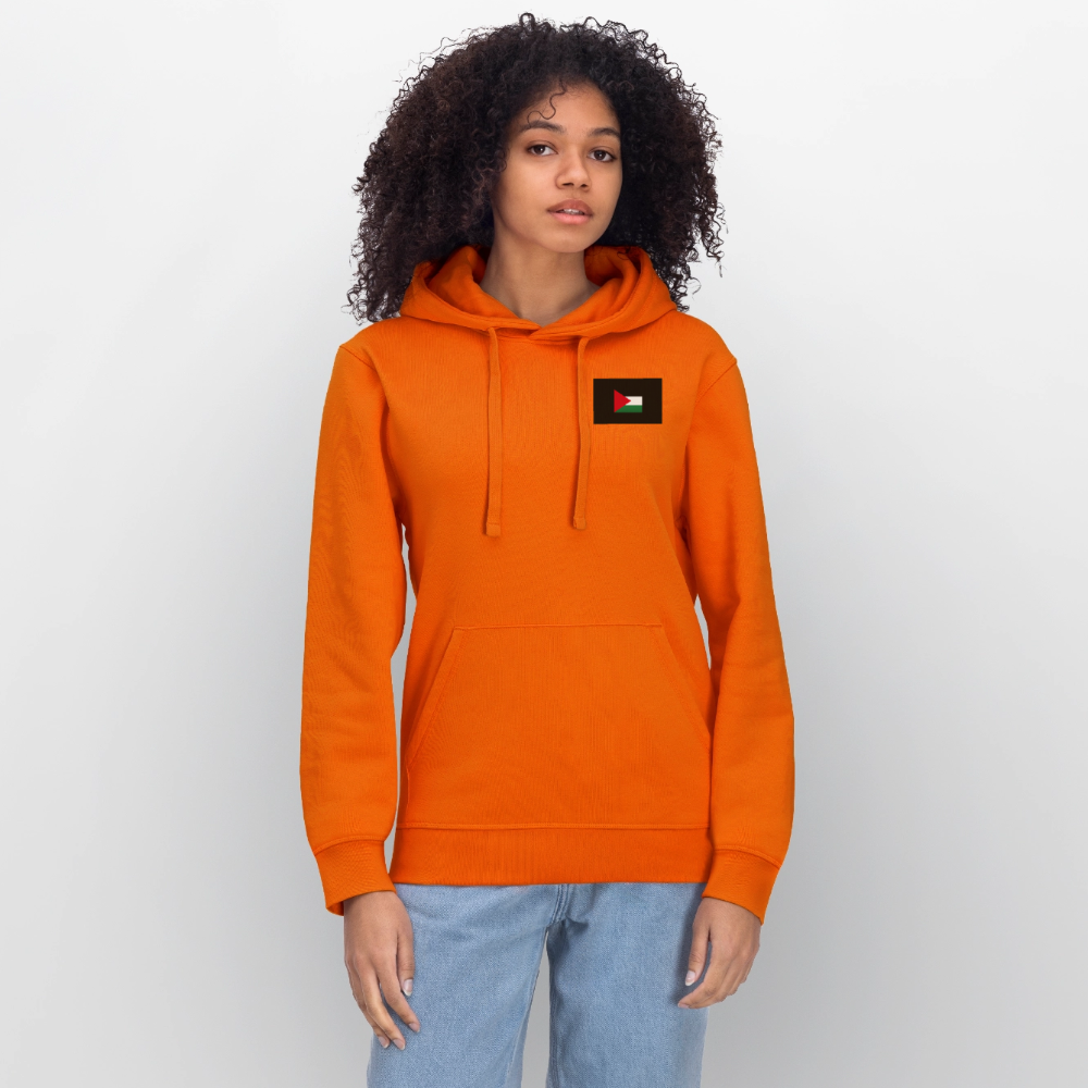 Sweat à capuche bio DRUMMER Stanley/Stella Unisexe Palestine - orange profond