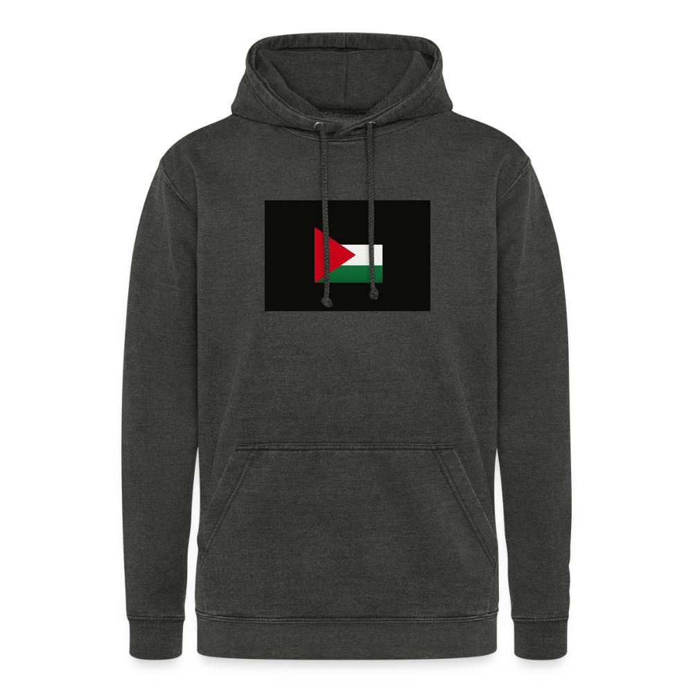 Sweat-shirt Ă  capuche vintage unisexe Palestine - noir vintage