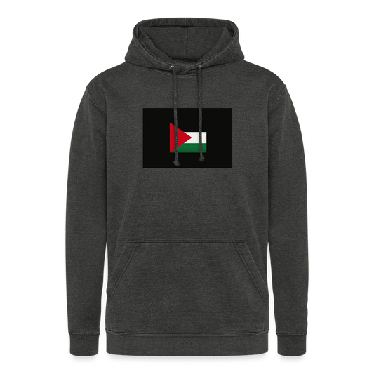 Sweat-shirt à capuche vintage unisexe Palestine - noir vintage